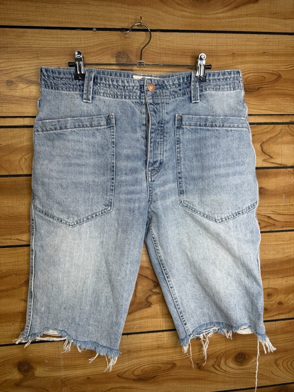 We the Free People Caroline Cutoff Destroyed Bermuda Shorts Women's Size 29